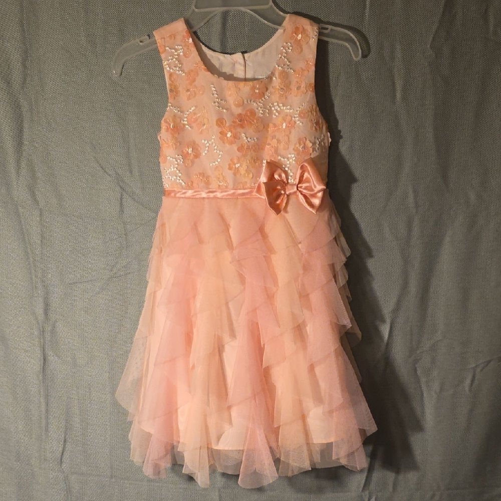 Jona Michelle Elegant Pink Dress with Bow
